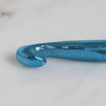 Yabalı 5 mm 35 cm Mavi Cetvelli Örgü Tığı - YBL-348