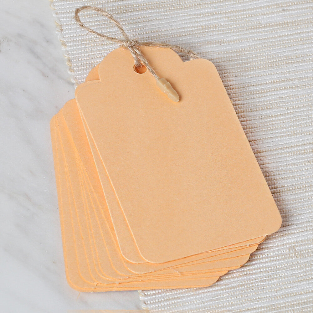 Loren 10'lu Turuncu Etiket ve Klipsli Etiket İpi