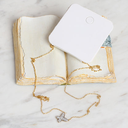 Loren 25'li Beyaz Takı Kolye Kartı