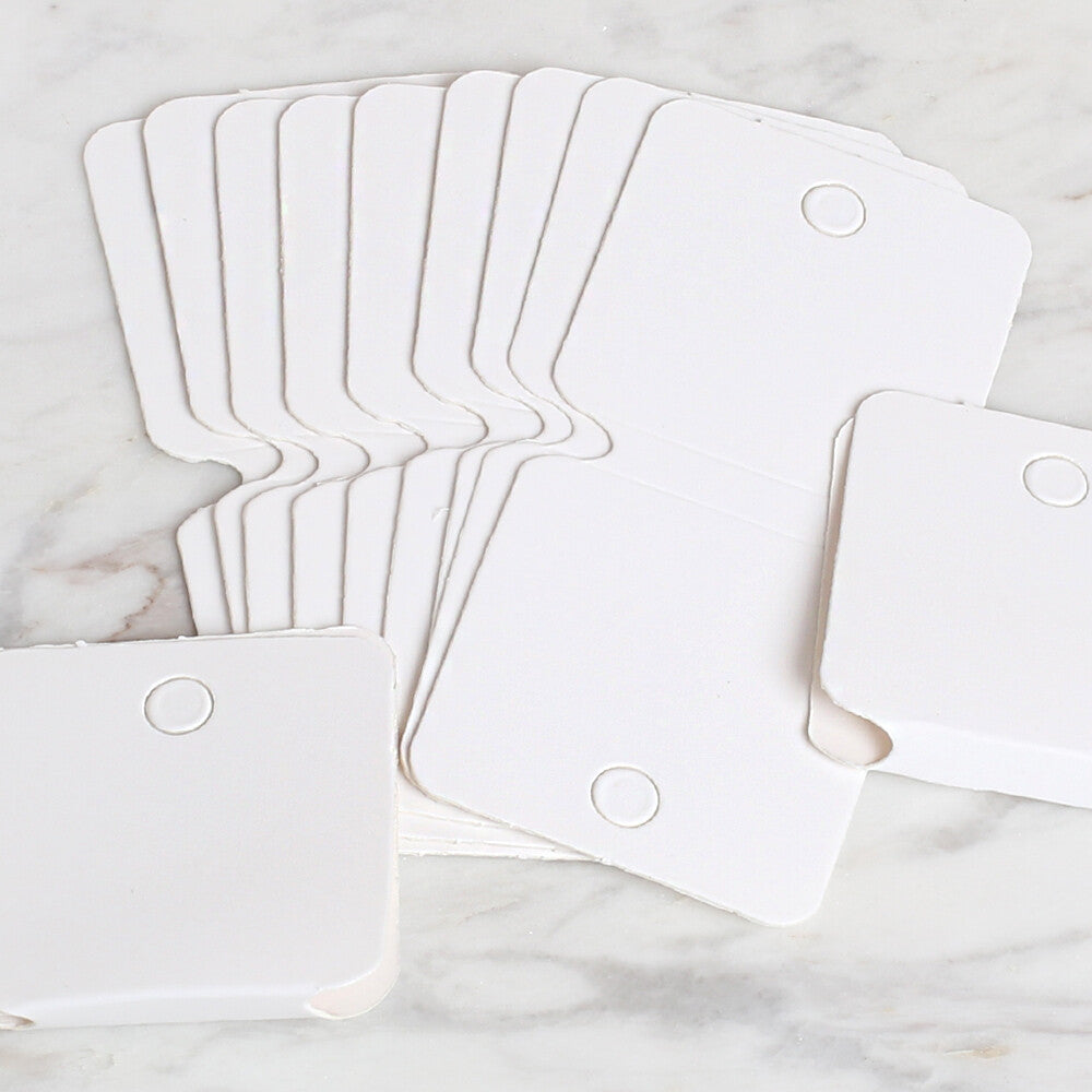 Loren 25'li Beyaz Takı Kolye Kartı