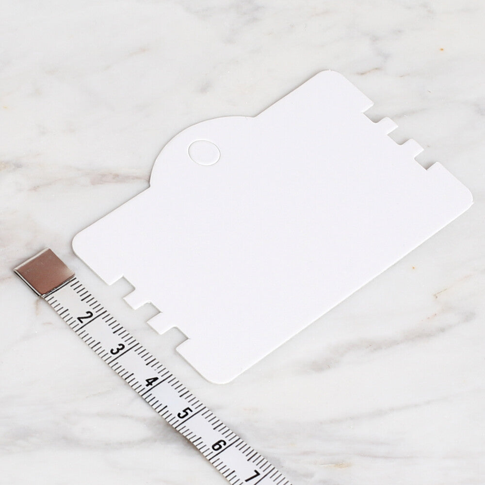 Loren 25'li Beyaz Çoklu Takı Bileklik Kartı