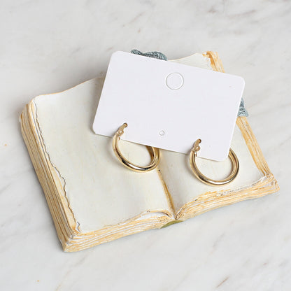 Loren 25'li Beyaz Takı Küpe Kartı