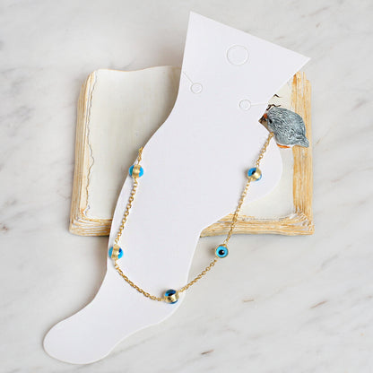 Loren 25'li Beyaz Takı Halhal Kartı