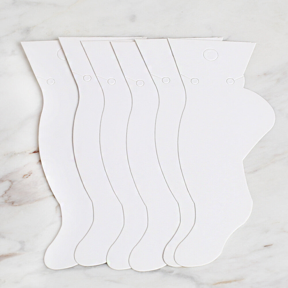 Loren 25'li Beyaz Takı Halhal Kartı