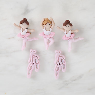 Dress It Up Küçük Balerinler Dekoratif Düğme - 6954