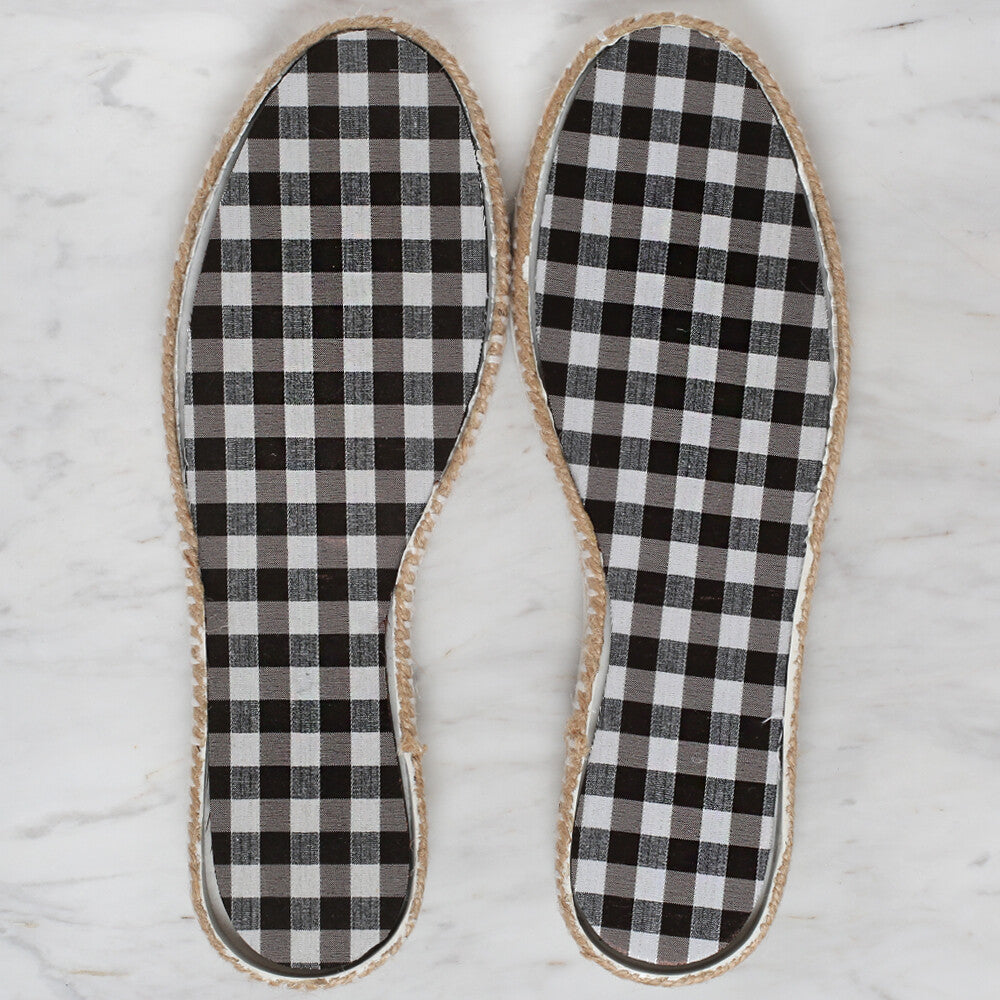 Loren Hasır Espadril / Ayakkabı Tabanı 37 Numara Beyaz