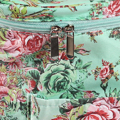 Loren Desenli Yeşil Yuvarlak Organize Çanta - EB018