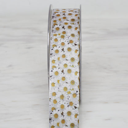 Ulutaş 2,5 cm 20 mt Papatya Baskılı Grogren Kurdele 