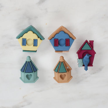 Dress It Up Kuş ve Yuvası Dekoratif Düğme - 9395