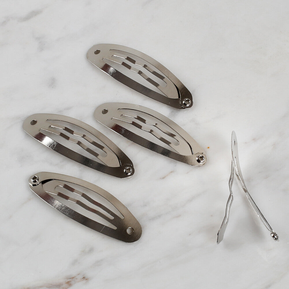 Loren Crafts Metal Çıtçıt Toka 5'li 5 cm 