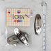 Loren Crafts Metal Çıtçıt Toka 5'li 5 cm 