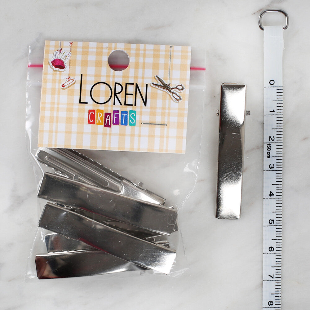 Loren Crafts Metal Klipsli Toka 5'li 5 cm