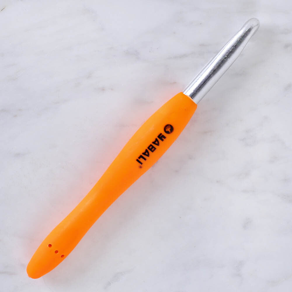 Yabalı Yumuşak Saplı Yün Tığ 8 mm Neon Turuncu - YBL - 323