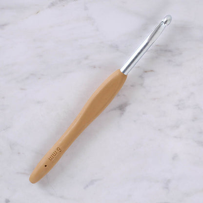 Yabalı Yumuşak Saplı Yün Tığ 6 mm Bej - YBL - 323