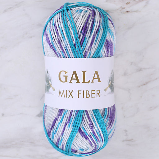 Gala Mix Fiber 5'li Paket Ebruli El Örgü İpi - 24