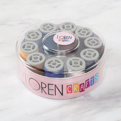 Loren Crafts Dikiş ipliği Seti Küçük 10 Renk LRN - 128