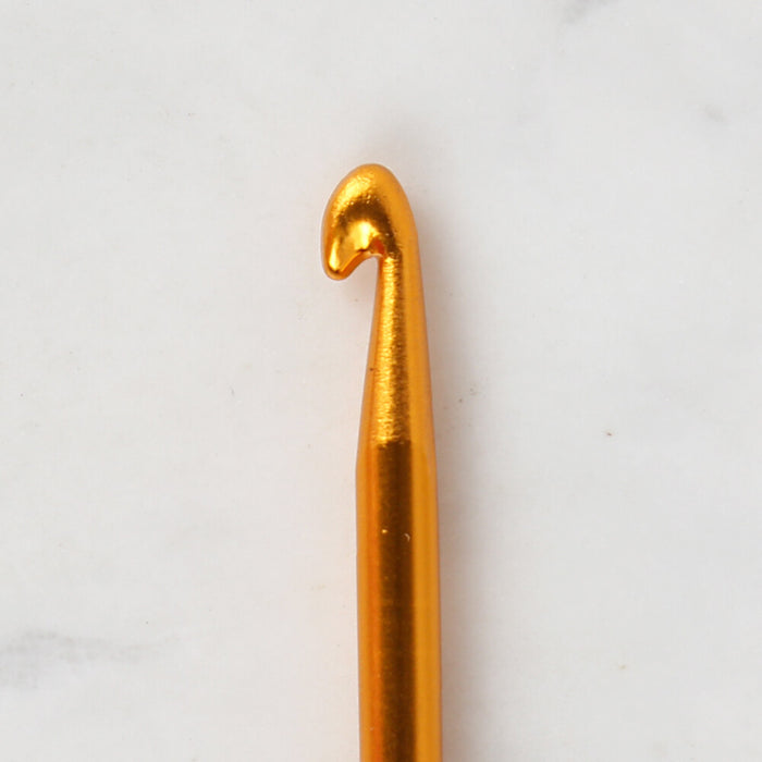 Loren Crafts 5 mm 35 cm Sarı Renkli Metal Gagalı Örgü Tığ - LRN327