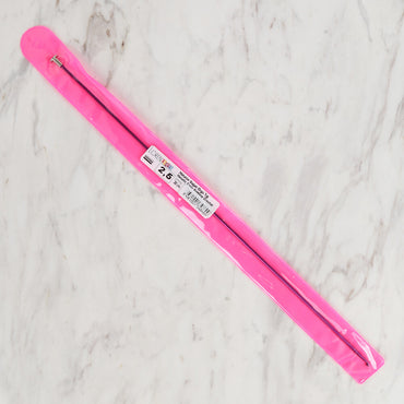 Loren Crafts 2,5 mm 35 cm Mor Renkli Metal Gagalı Örgü Tığ - LRN327