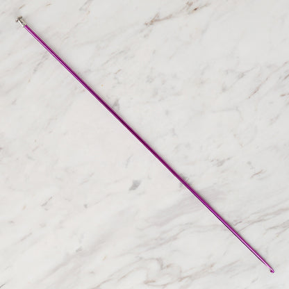 Loren Crafts 3,5 mm 35 cm Mor Renkli Metal Gagalı Örgü Tığ - LRN327