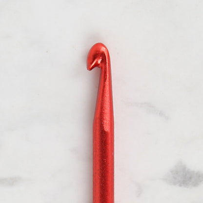 Loren Crafts 7 mm 35 cm Kırmızı Renkli Metal Gagalı Örgü Tığ - LRN327