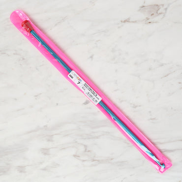 Loren Crafts 7 mm 35 cm Mavi Renkli Metal Gagalı Örgü Tığ - LRN327