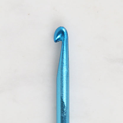 Loren Crafts 4,5 mm 35 cm Mavi Renkli Metal Gagalı Örgü Tığ - LRN327