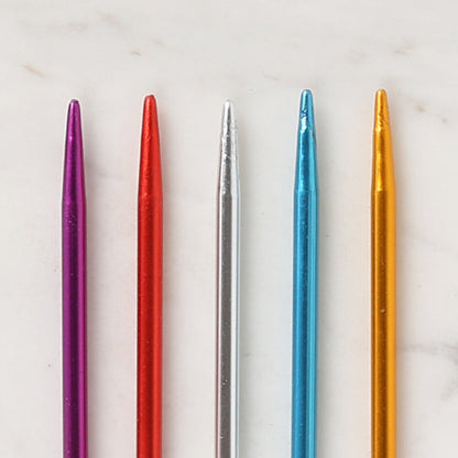 Loren Crafts 3,5 mm 20 cm Renkli Metal Çorap Şişi - LRN317