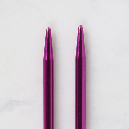 Loren Crafts 3,5 mm  35 cm Mor Metal Örgü Şişi - LRN320