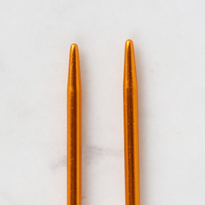 Loren Crafts 3,5 mm  35 cm Sarı Metal Örgü Şişi - LRN320