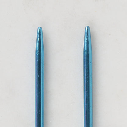 Loren Crafts 3 mm  35 cm Mavi Metal Örgü Şişi - LRN320