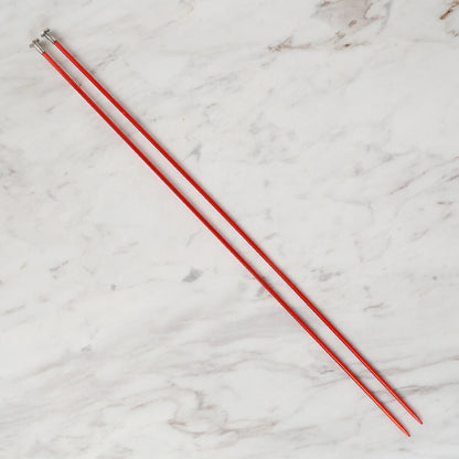 Loren Crafts 3 mm  35 cm Kırmızı Metal Örgü Şişi - LRN320