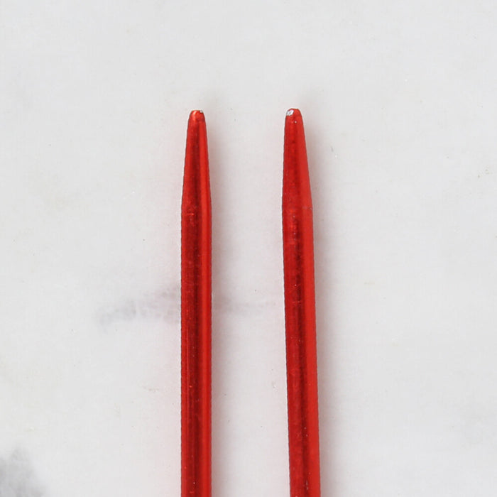 Loren Crafts 3 mm  35 cm Kırmızı Metal Örgü Şişi - LRN320