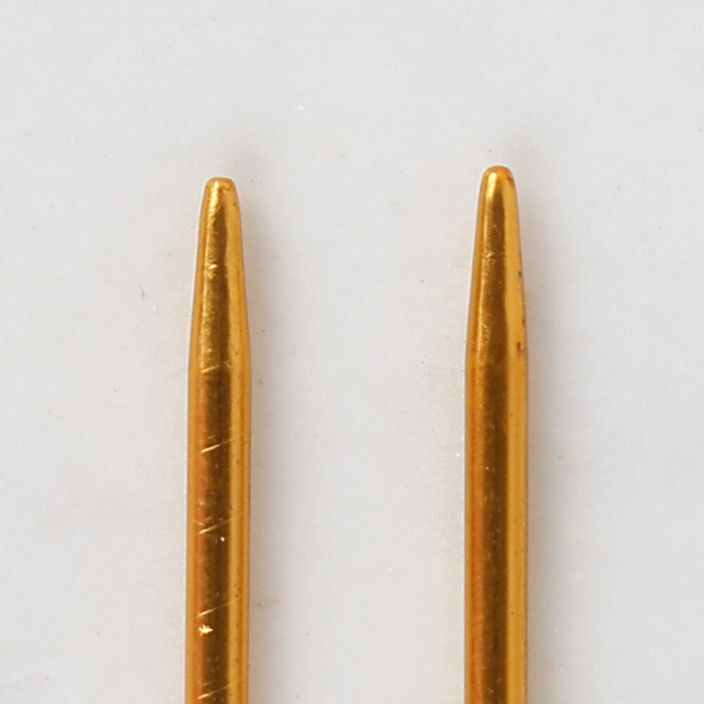 Loren Crafts 2,5 mm 35 cm Sarı Metal Örgü Şişi - LRN320