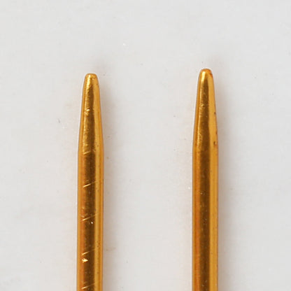 Loren Crafts 2,5 mm 35 cm Sarı Metal Örgü Şişi - LRN320