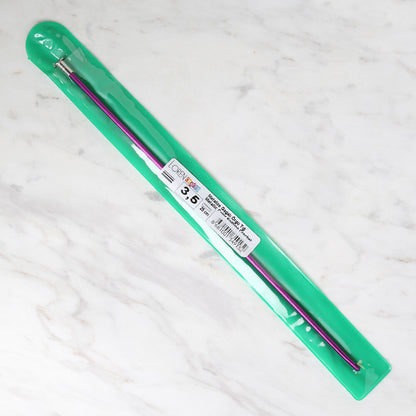 Loren Crafts 3,5 mm 25 cm Mor Renkli Metal Gagalı Örgü Tığ - LRN325