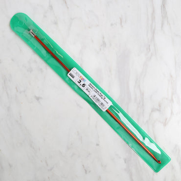 Loren Crafts 3,5 mm 25 cm Kırmızı Metal Gagalı Örgü Tığ - LRN325