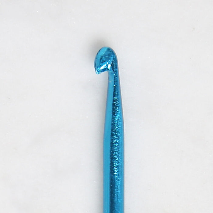 Loren Crafts 3 mm 25 cm Mavi Metal Gagalı Örgü Tığ - LRN325