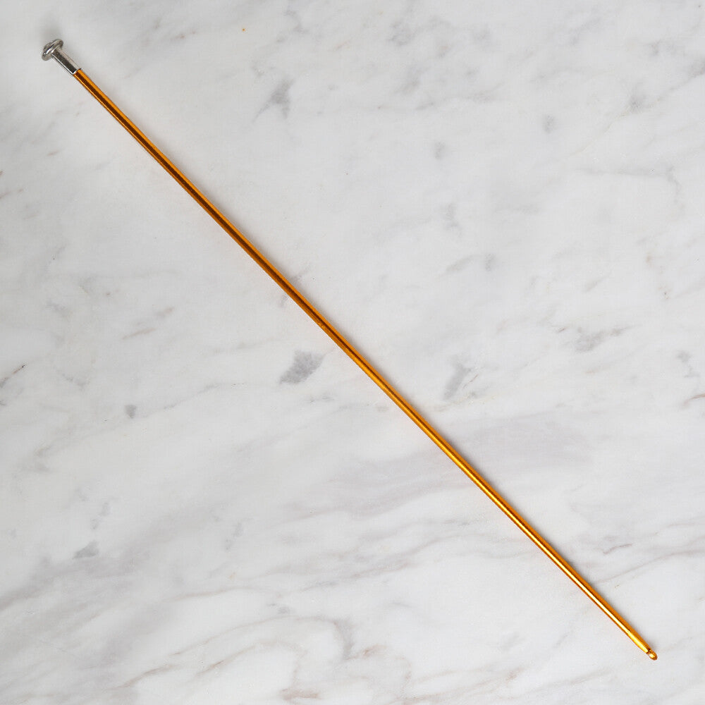 Loren Crafts 3 mm 25 cm Sarı Metal Gagalı Örgü Tığ - LRN325