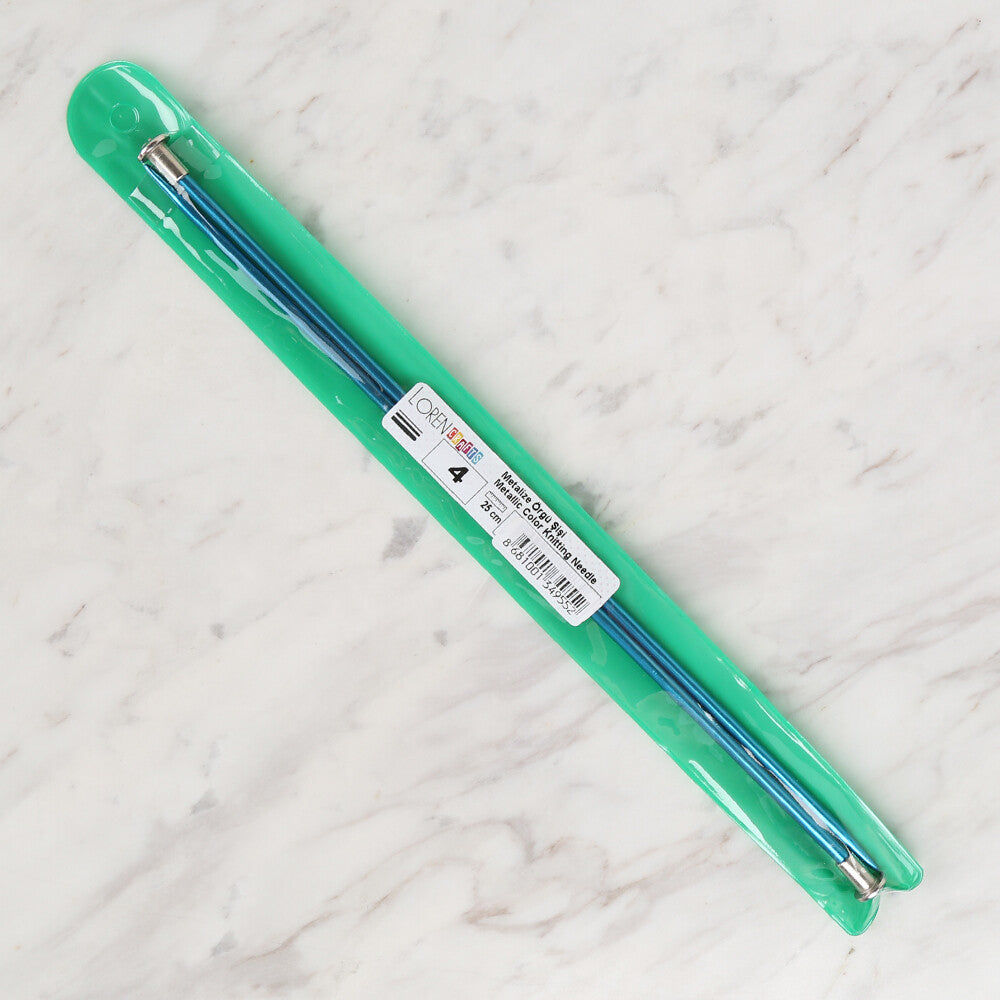 Loren Crafts 4 mm 25 cm Mavi Metal Çocuk Şişi - LRN326