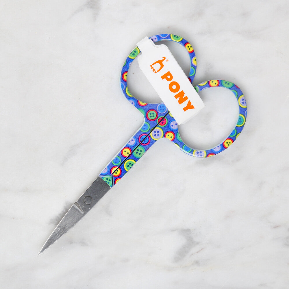 Pony Desenli Dikiş Ve Nakış Makası 9,5 cm