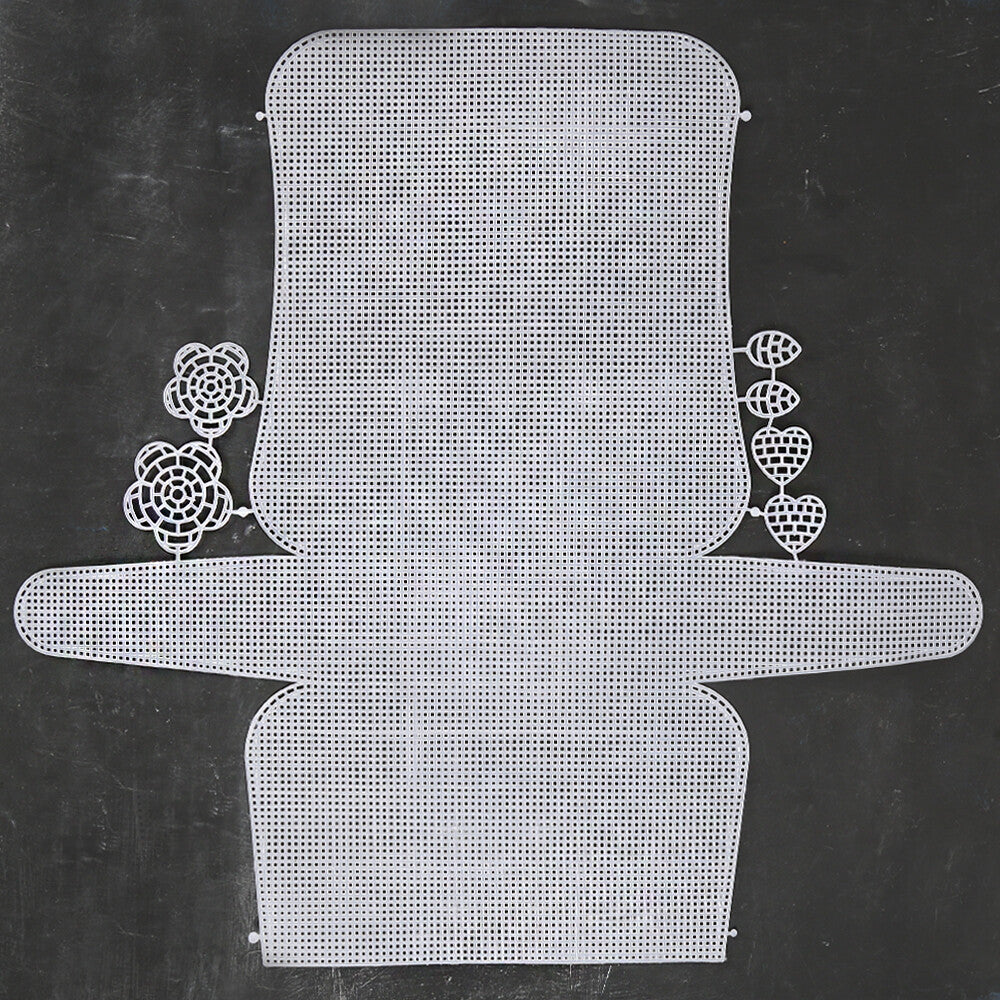 Loren 50x25cm Plastik Çanta Kanvası