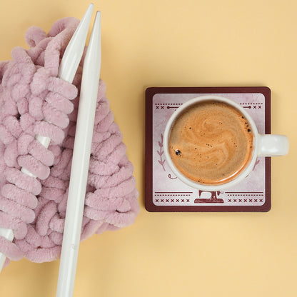 Sew Tasty Desenli Bardak Altlığı - N4370