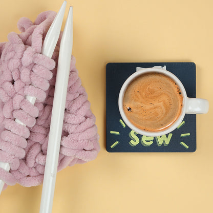 Sew Tasty Desenli Bardak Altlığı - N4370