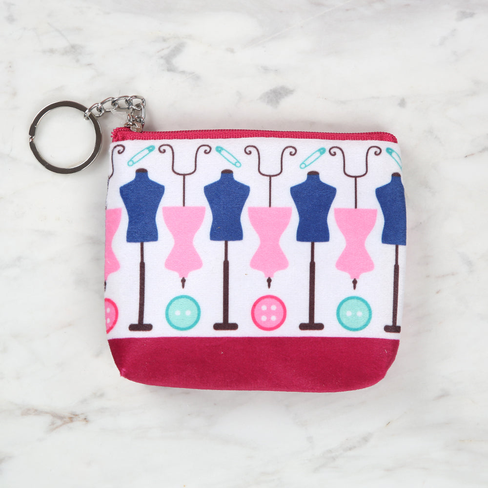 Sew Easy Kumaş Cüzdan Mürdüm - 4646