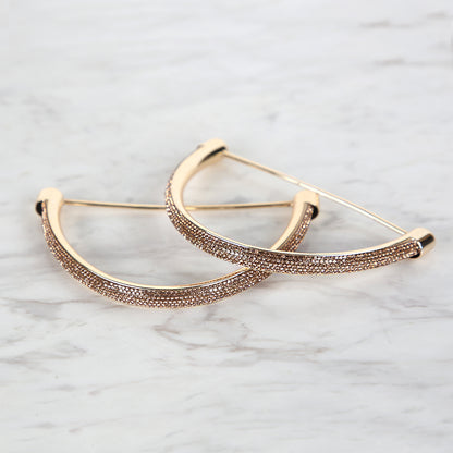 Akçaylar Taşlı Metal D Model Çanta Sapı Altın-Bronz