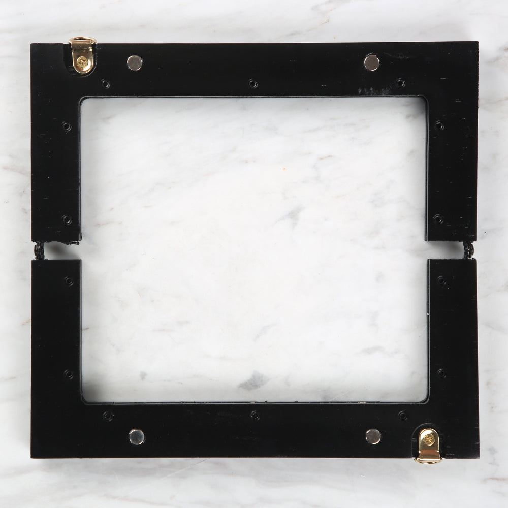 Akçaylar Ahşap Çanta Bursu Büyük Boy - Siyah