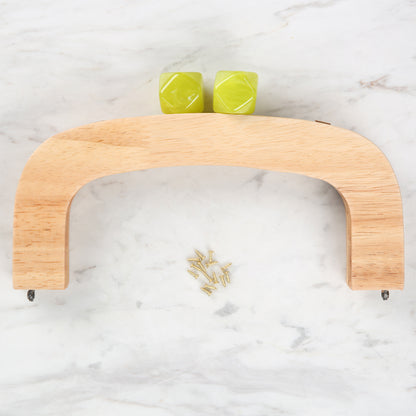 Akçaylar Yeşil Boncuklu Ahşap Çanta Bursu