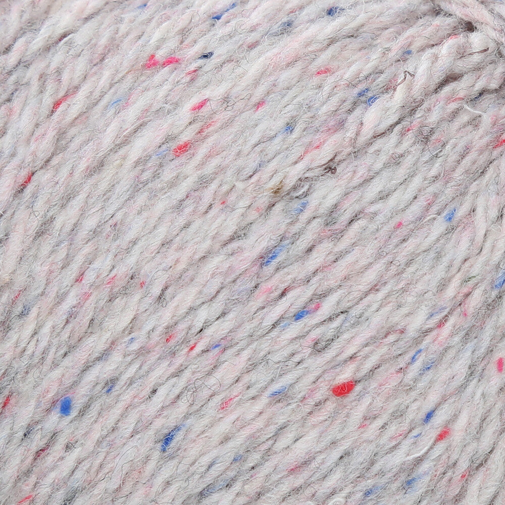 La Mia Re-Tweed Açık Gri Melanj El Örgü İpi - L156