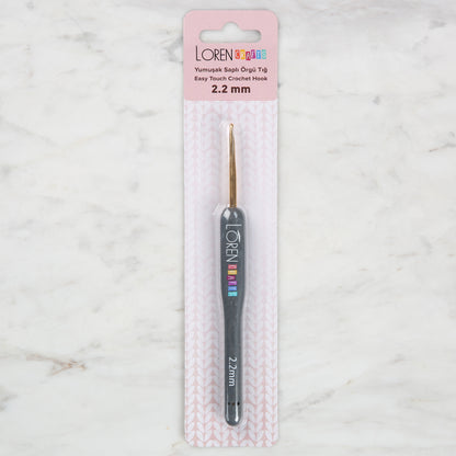Loren Crafts Altın Uçlu Yumuşak Saplı Yün Tığ LRN - 041 2,2 mm