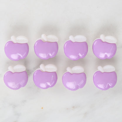 Loren Crafts 8'li Mor Elma Düğme - 3003